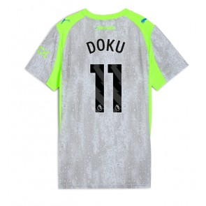 Manchester City Jeremy Doku #11 Replika Tredje Tröja Damer 2025-26 Kortärmad
